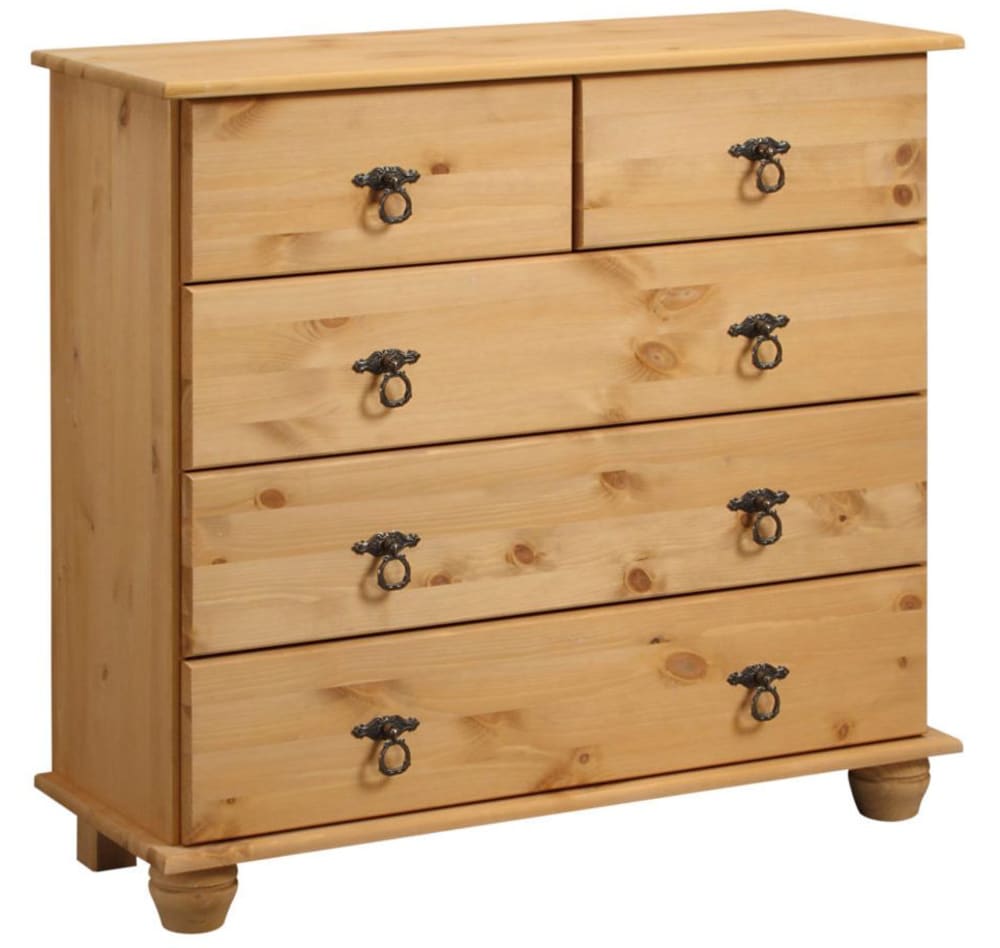 wohnli-moebel-suche-M23070513 Wohnli Möbelsuche - Kommode mit 3+2 Schubladen aus Kiefer