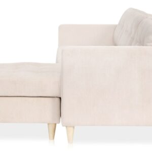 wohnli-moebel-suche-M23072153-1 Ecksofa Marino 219x80x151cm Stoff Beige ebuy24 Sofas und Sessel Sofas Ecksofas