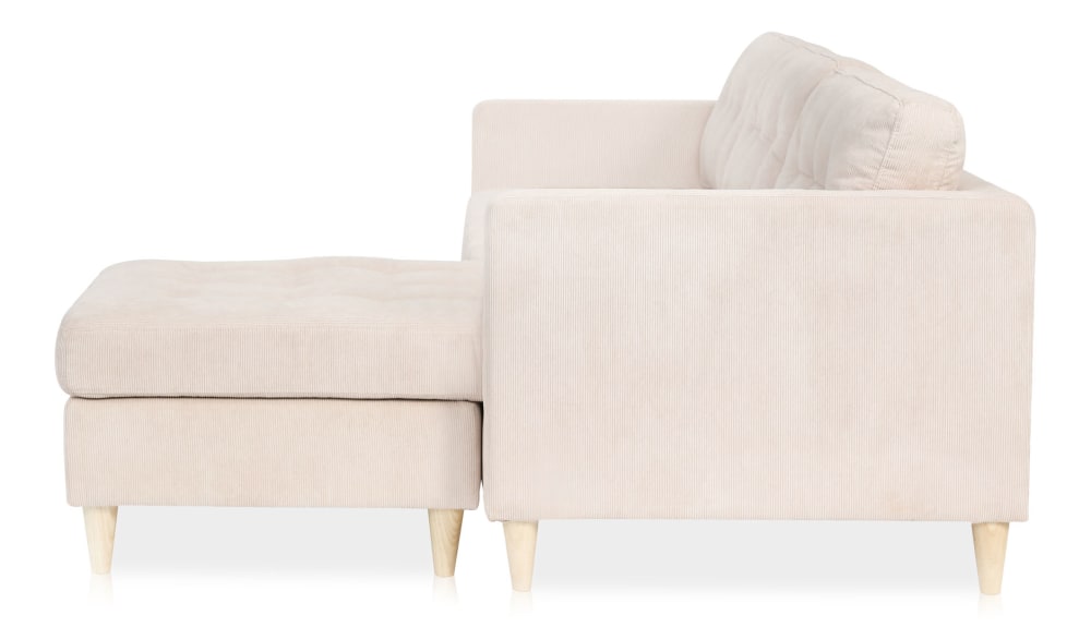 wohnli-moebel-suche-M23072153-1 Ecksofa Marino 219x80x151cm Stoff Beige ebuy24 Sofas und Sessel Sofas Ecksofas