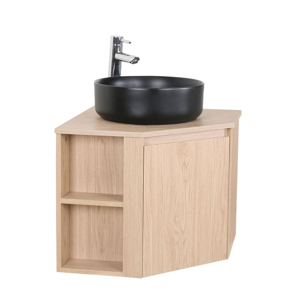 wohnli-moebel-suche-M23072640 Wohnli Möbelsuche - Eckwaschtisch-Set + schwarzes Waschbecken