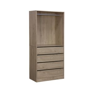 wohnli-moebel-suche-M23079318 Wohnli Möbelsuche - Modul begehbarer Kleiderschrank 4 Schubladen 1 Kleiderschrank