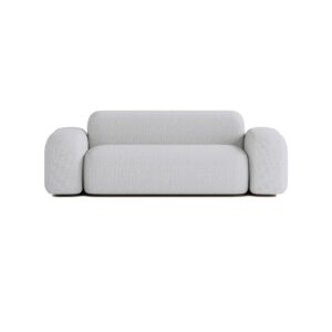 Wohnli Möbelsuche - Lineares 2-Sitzer-Sofa aus Stoff
