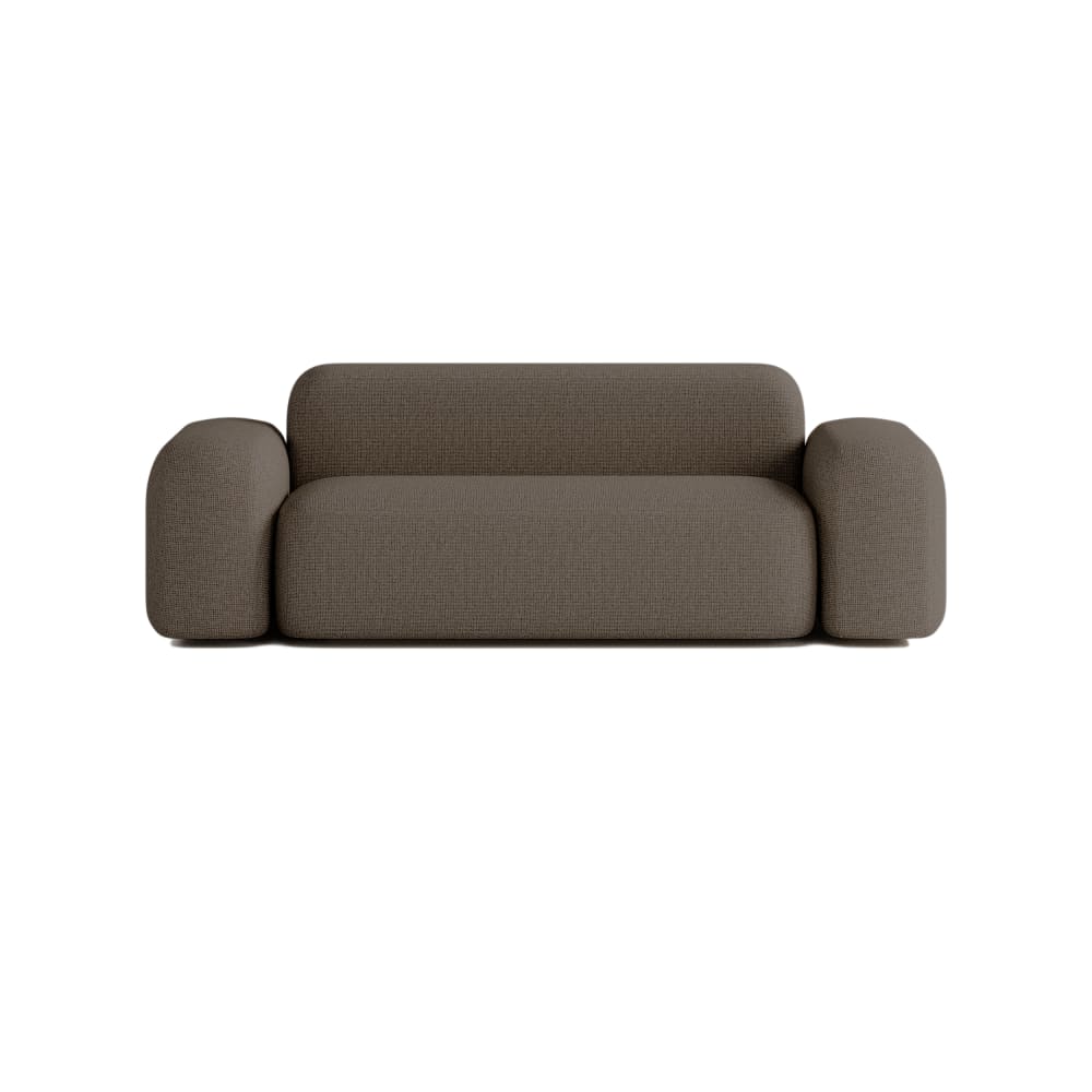 Wohnli Möbelsuche - Lineares 2-Sitzer-Sofa aus Stoff