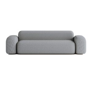 Wohnli Möbelsuche - Lineares 3-Sitzer-Sofa aus Stoff