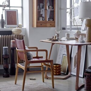 wohnli-moebel-suche-M23079503-1 Lounge-Sessel aus Leder, braun 60x84x55cm Leder Braun Bloomingville Sofas und Sessel Sessel, Poufs und Fußbänke Sessel
