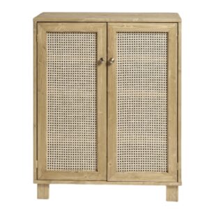 wohnli-moebel-suche-M23082939 Wohnli Möbelsuche - Schuhschrank Holz und Rattan Natur 120 cm