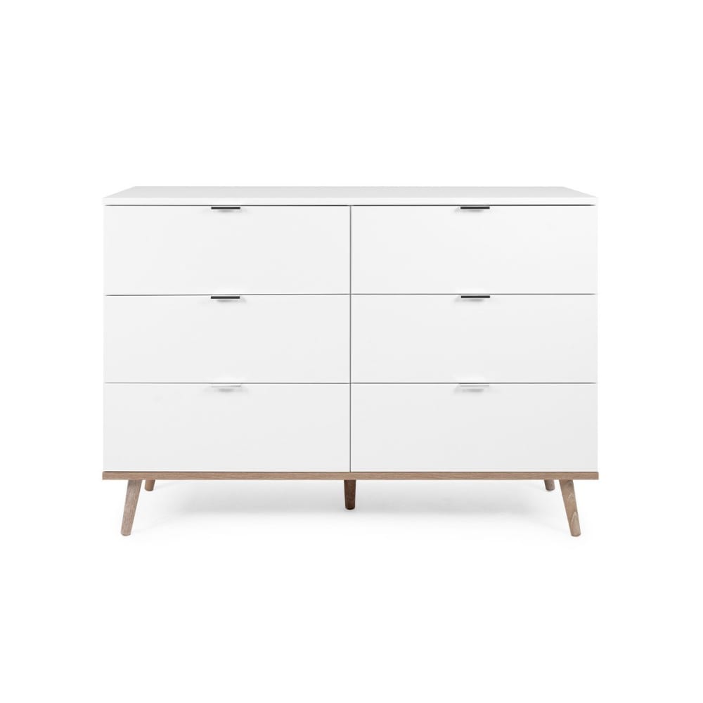 wohnli-moebel-suche-M23083643 Wohnli Möbelsuche - Kommode mit 6 Schubladen L120 cm - Weiß