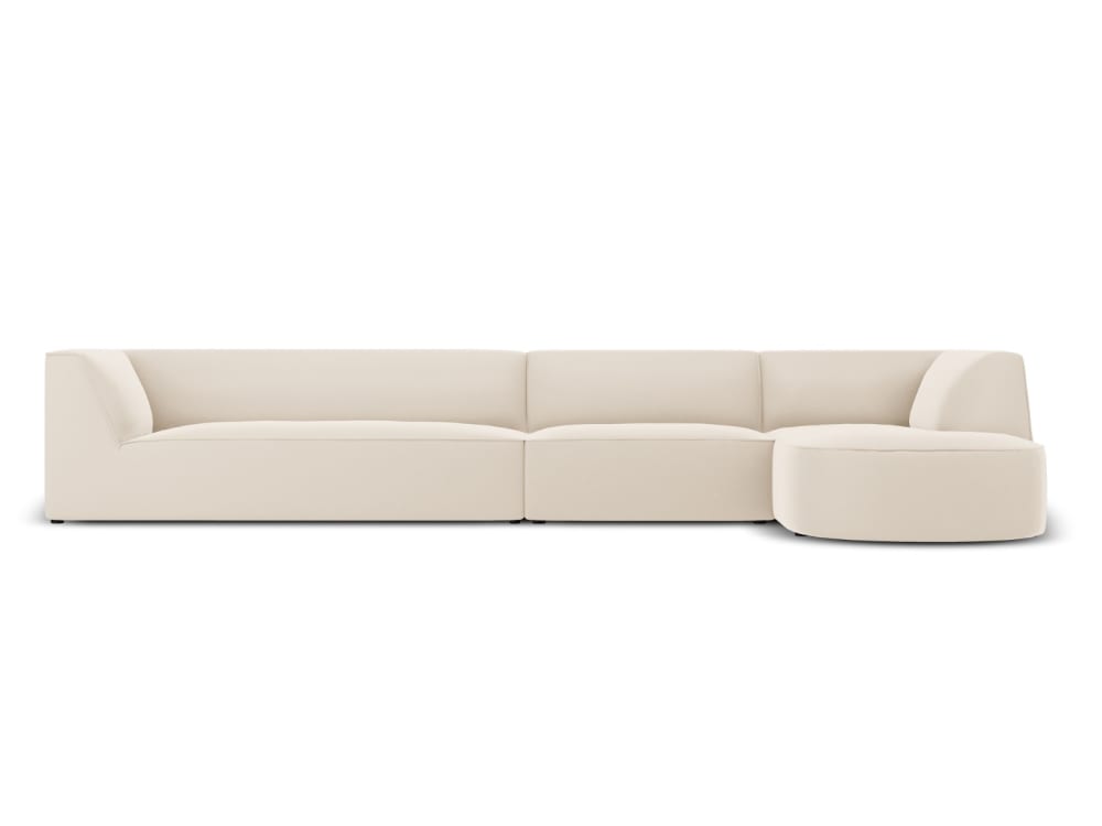 Wohnli Möbelsuche - 5-Sitzer Ecksofa rechts aus Samt