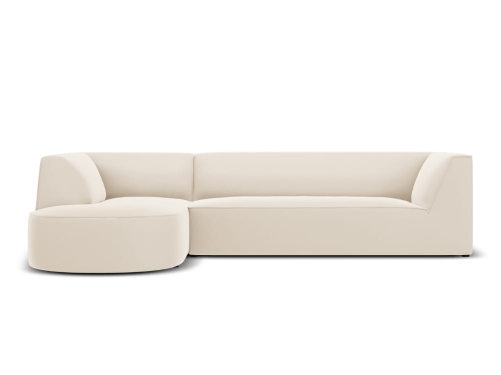 Wohnli Möbelsuche - 4-Sitzer Ecksofa links aus Samt