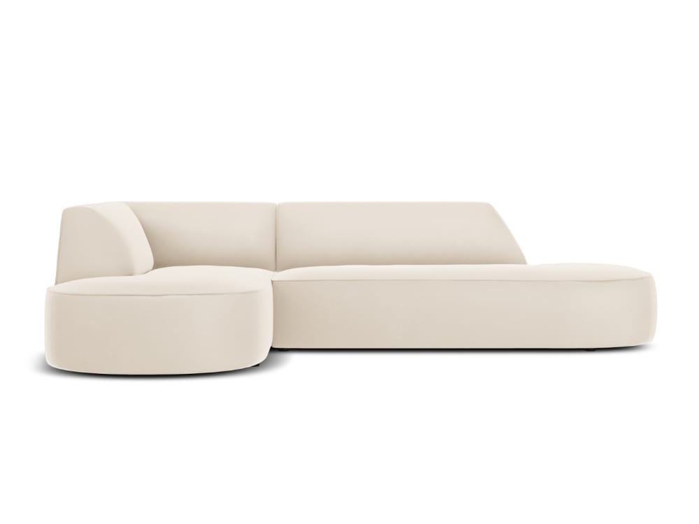 Wohnli Möbelsuche - 4-Sitzer Ecksofa links aus Samt