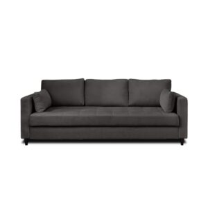 wohnli-moebel-suche-M23085074 Wohnli Möbelsuche - Anna - canapé droit 3 places convertible avec poche en velours