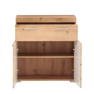 wohnli-moebel-suche-M23085200-1 Badschrank AmandaMando 73x79x31cm Spanplatte Braun ebuy24 Möbel Badezimmermöbel Badezimmerschränke
