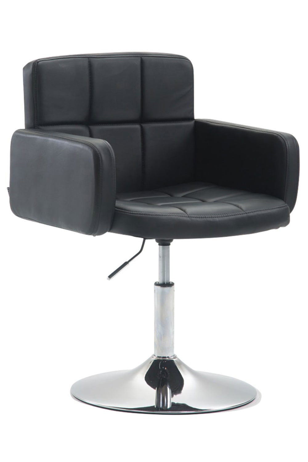 Wohnli Möbelsuche - Sessel Lounger drehbar aus Kunstleder schwarz