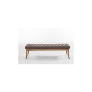 wohnli-moebel-suche-M23086547-1 Sitzbank mit Holzgestell Polster aus Stoff taupe 38x46x150cm Stoff Taupe CLP Möbel Esszimmermöbel Sitzbank und Holzbank