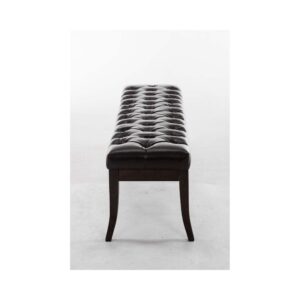 wohnli-moebel-suche-M23086564-1 Sitzbank mit Holzgestell Polster aus Kunstleder braun 38x46x150cm PVC - Polyvinlychlorid Braun CLP Möbel Esszimmermöbel Sitzbank und Holzbank