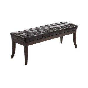 wohnli-moebel-suche-M23086564 Wohnli Möbelsuche - Sitzbank mit Holzgestell Polster aus Kunstleder braun