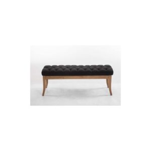 wohnli-moebel-suche-M23086660-1 Sitzbank mit Holzgestell Polster aus Stoff dunkelgrau 38x46x120cm Stoff Grau CLP Möbel Esszimmermöbel Sitzbank und Holzbank