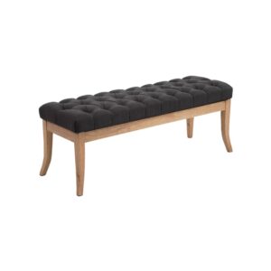 wohnli-moebel-suche-M23086660 Wohnli Möbelsuche - Sitzbank mit Holzgestell Polster aus Stoff dunkelgrau