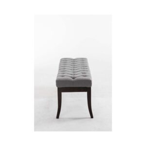 wohnli-moebel-suche-M23086693-1 Sitzbank mit Holzgestell Polster aus Stoff grau 38x46x120cm Stoff Grau CLP Möbel Esszimmermöbel Sitzbank und Holzbank