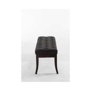 wohnli-moebel-suche-M23086762-1 Sitzbank mit Holzgestell Polster aus Stoff dunkelgrau 38x46x120cm Stoff Grau CLP Möbel Esszimmermöbel Sitzbank und Holzbank