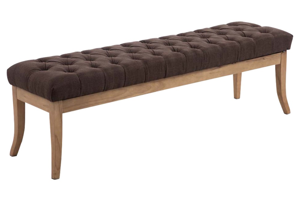 wohnli-moebel-suche-M23086785 Wohnli Möbelsuche - Sitzbank mit Holzgestell Polster aus Stoff braun