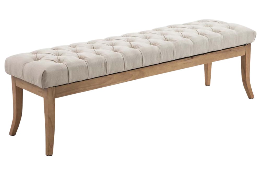 wohnli-moebel-suche-M23086816 Wohnli Möbelsuche - Sitzbank mit Holzgestell Polster aus Stoff creme