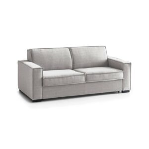 Wohnli Möbelsuche - Festes 2-Sitzer-Sofa aus grauem Stoff