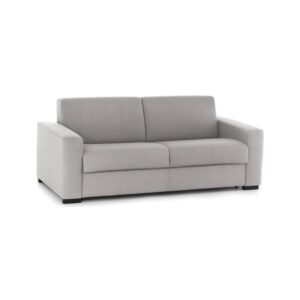 Wohnli Möbelsuche - Festes 2-Sitzer-Sofa aus grauem Stoff