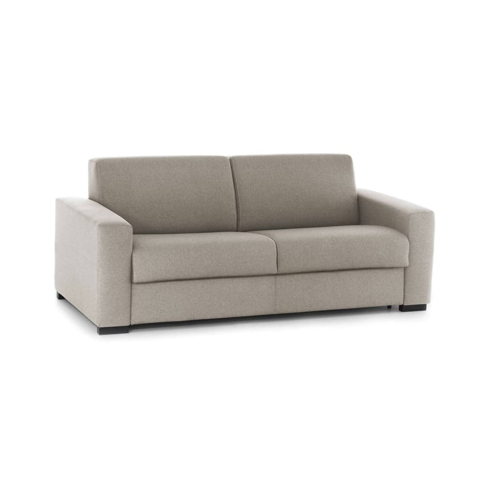 Wohnli Möbelsuche - Festes 2-Sitzer-Sofa aus taubengrauem Stoff
