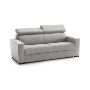 Wohnli Möbelsuche - Festes 3-Sitzer-Sofa aus grauem Stoff