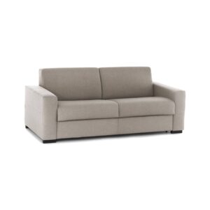 Wohnli Möbelsuche - Festes 2-Sitzer-Sofa aus taubengrauem Stoff