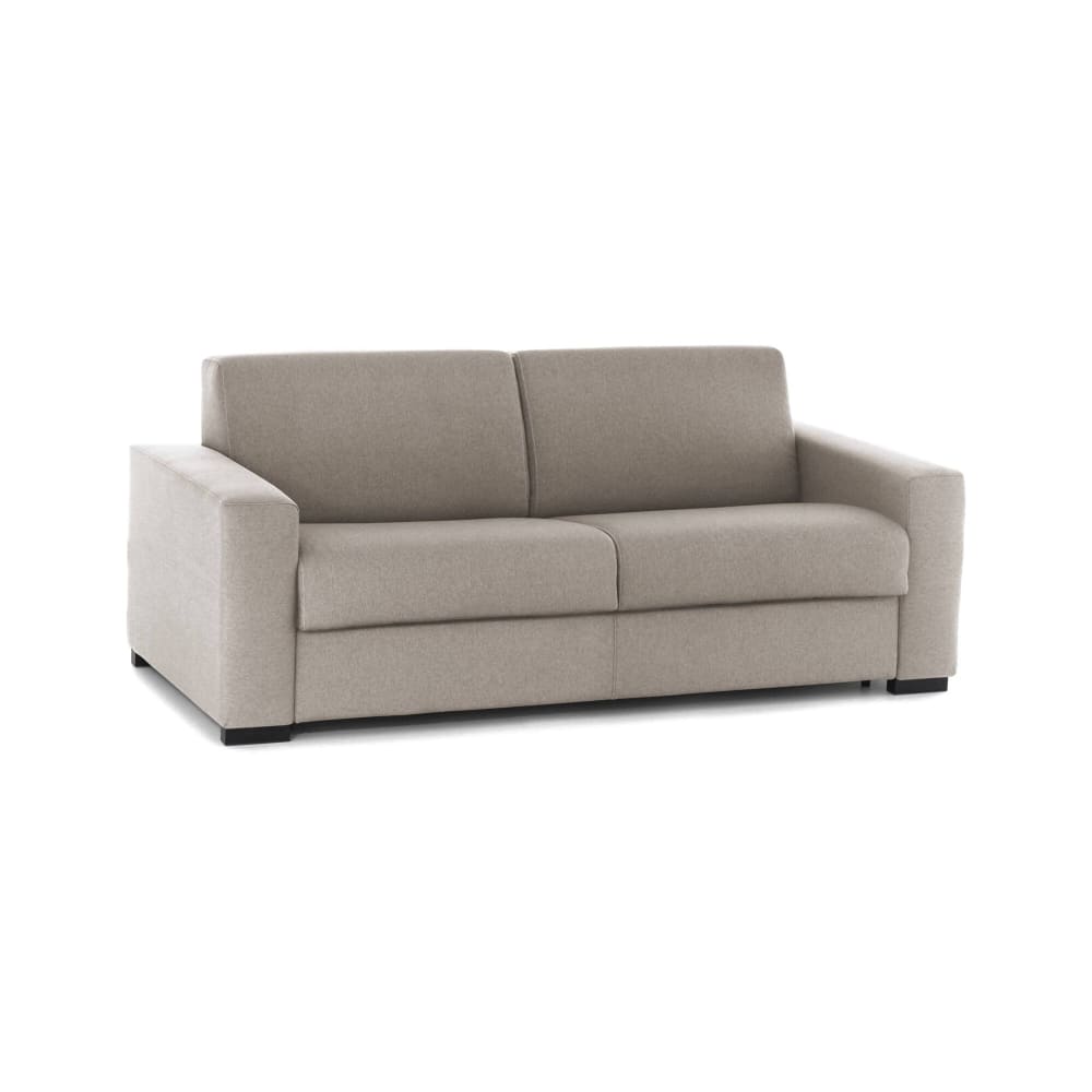 Wohnli Möbelsuche - Festes 2-Sitzer-Sofa aus taubengrauem Stoff