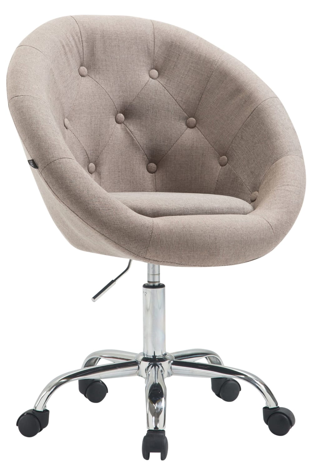wohnli-moebel-suche-M23087138 Wohnli Möbelsuche - Arbeitshocker drehbar verstellbar aus Stoff taupe