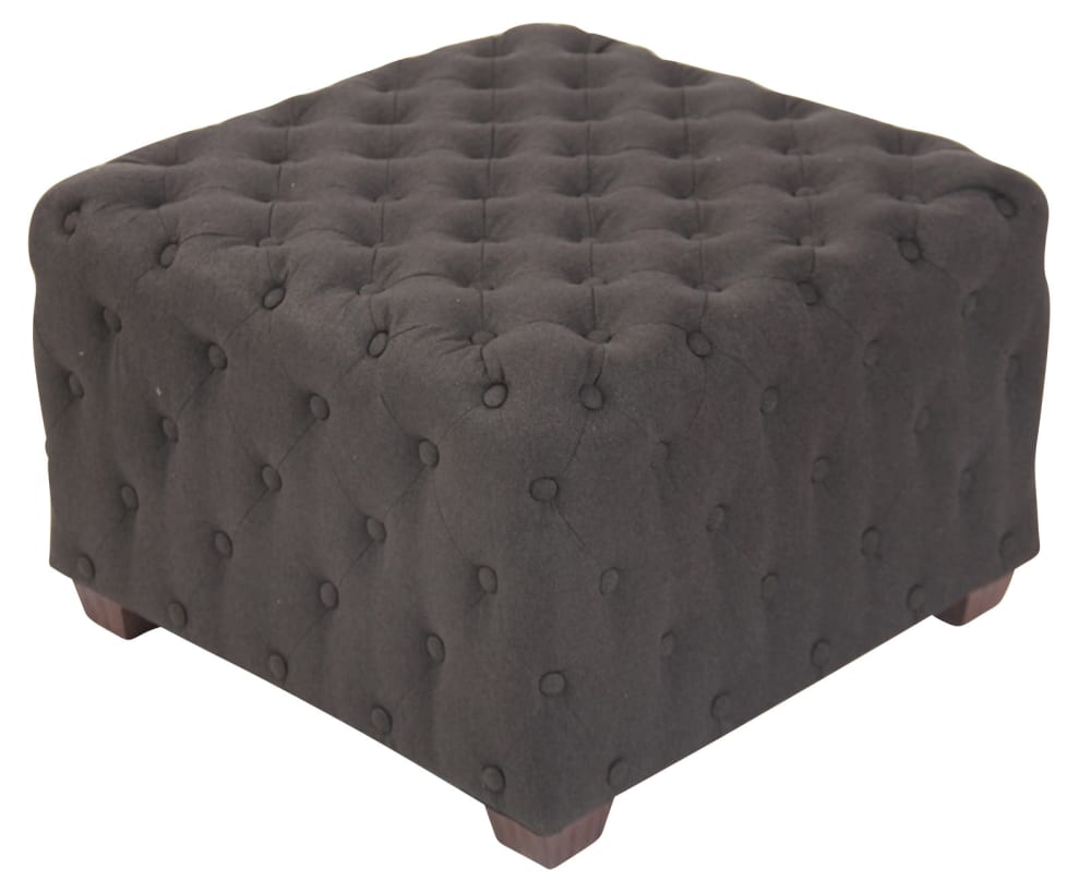 wohnli-moebel-suche-M23087153 Wohnli Möbelsuche - Sitzhocker eckig gepolstert aus Stoff dunkelgrau