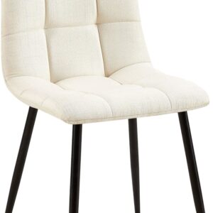 wohnli-moebel-suche-M23087613 Wohnli Möbelsuche - Esszimmerstuhl mit Metallgestell aus Stoff creme