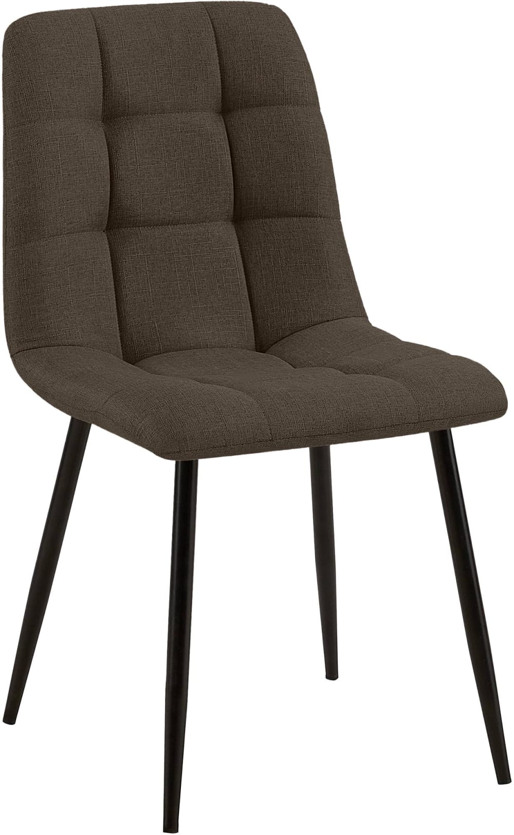 wohnli-moebel-suche-M23087619 Wohnli Möbelsuche - Esszimmerstuhl mit Metallgestell aus Stoff braun