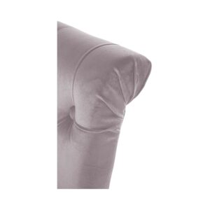 Esszimmerstuhl gesteppt mit Holzgestell aus Samt grau 63x98x45cm Samt Grau CLP Möbel Esszimmermöbel Stühle