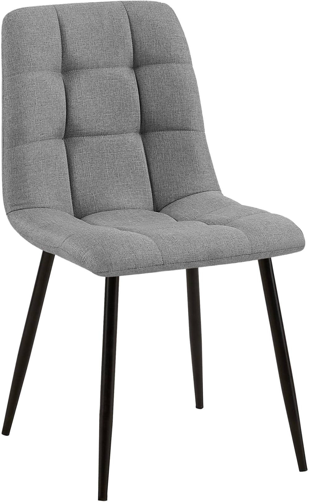wohnli-moebel-suche-M23087677 Wohnli Möbelsuche - Esszimmerstuhl mit Metallgestell aus Stoff grau