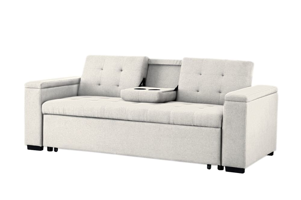 203x85x85cm Holz Beige Concept Usine Sofas und Sessel Sofas Schlafsofas