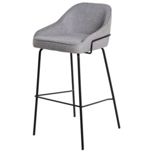 wohnli-moebel-suche-M23093182 Wohnli Möbelsuche - Eleganter hoher Hocker in Hellgrau.