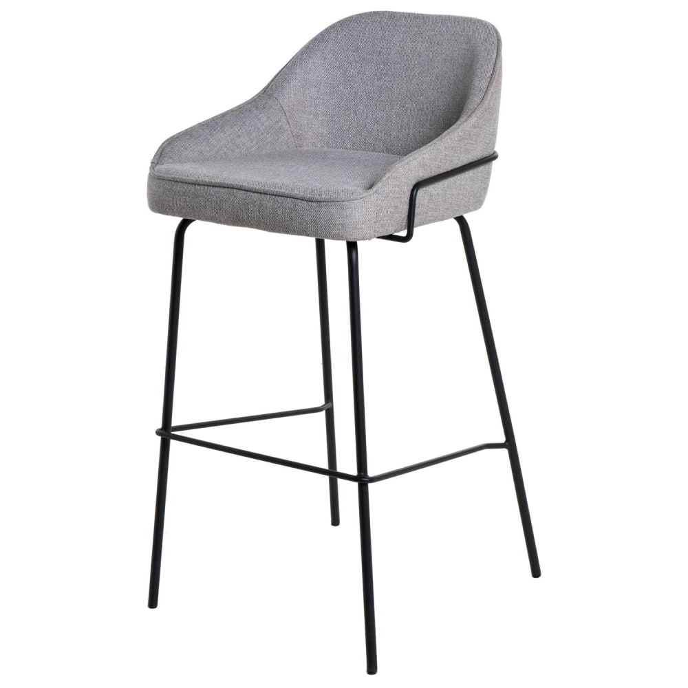 wohnli-moebel-suche-M23093182 Wohnli Möbelsuche - Eleganter hoher Hocker in Hellgrau.