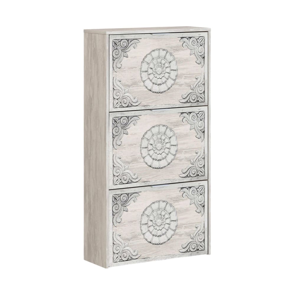 Wohnli Möbelsuche - Schuhregal in weißer Holzoptik