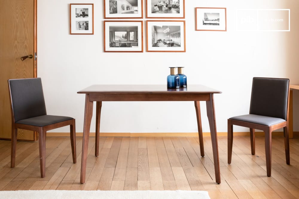 wohnli-moebel-suche-M23098468-1 6-Sitzer-Esstisch aus hellem Holz 120x75x75cm Holz Braun PIB Möbel Esszimmermöbel Esstische
