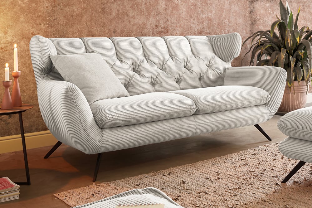 5-Sitzer Sofa aus Cord