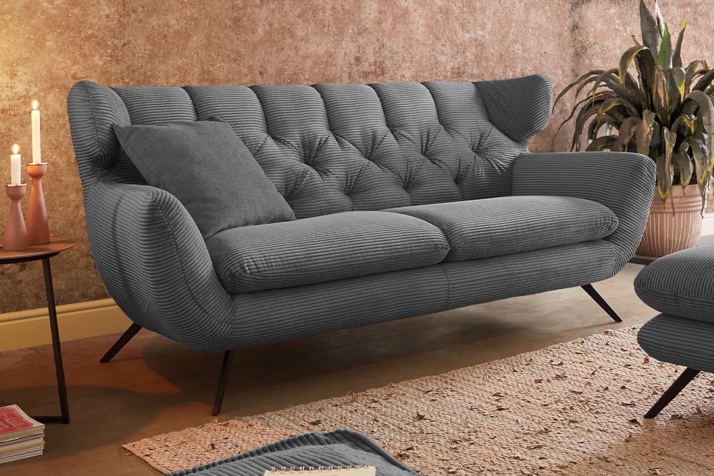 5-Sitzer Sofa aus Cord