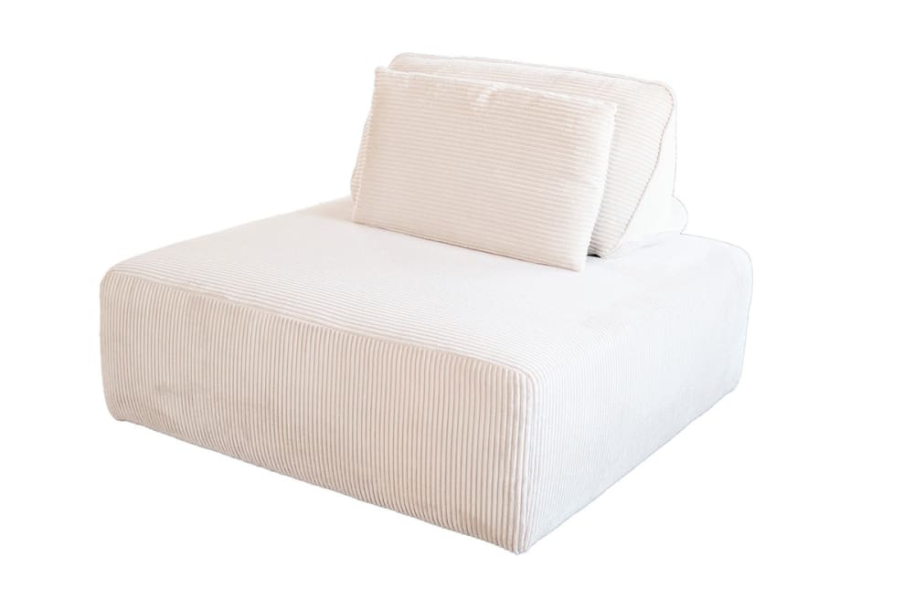 Wohnli Möbelsuche - Sitzelement für modulares Sofa mit Kissen aus Cord