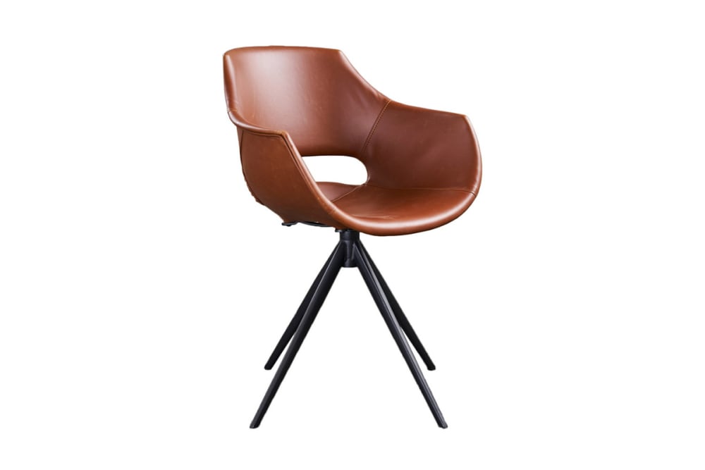 Wohnli Möbelsuche - Drehbarer Stuhl aus Kunstleder