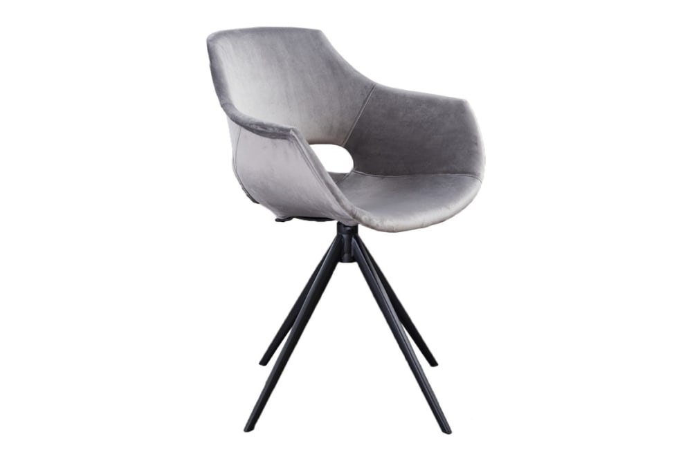 Wohnli Möbelsuche - Drehbarer Stuhl aus Samt