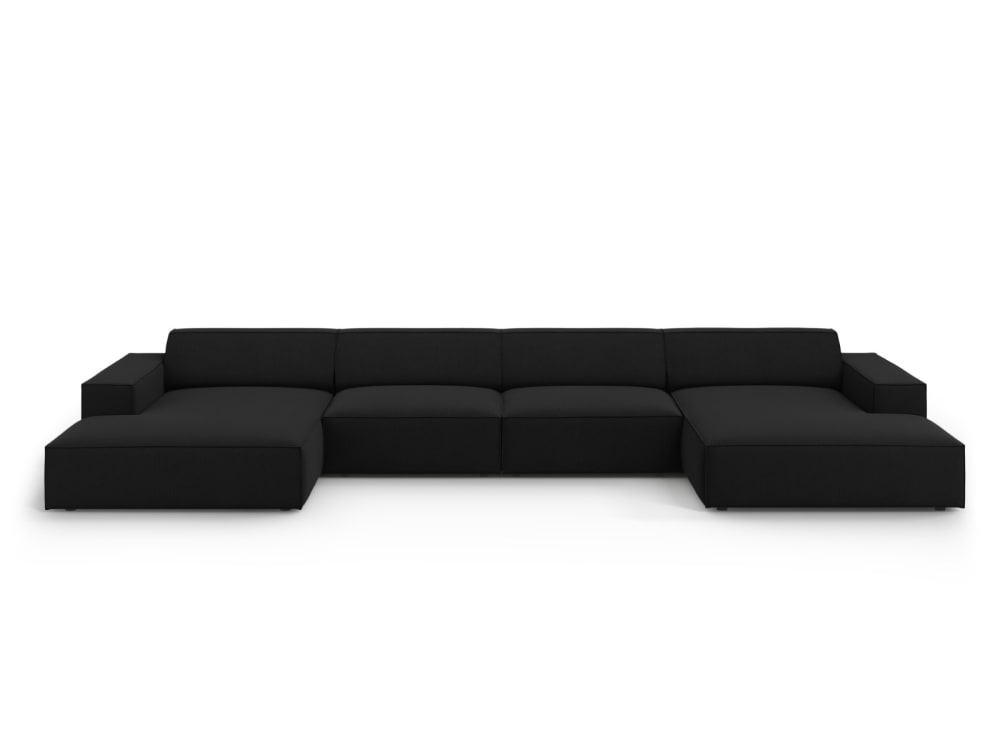 wohnli-moebel-suche-M23101208 Wohnli Möbelsuche - 6-Sitzer Panorama-Sofa aus strukturiertem Stoff