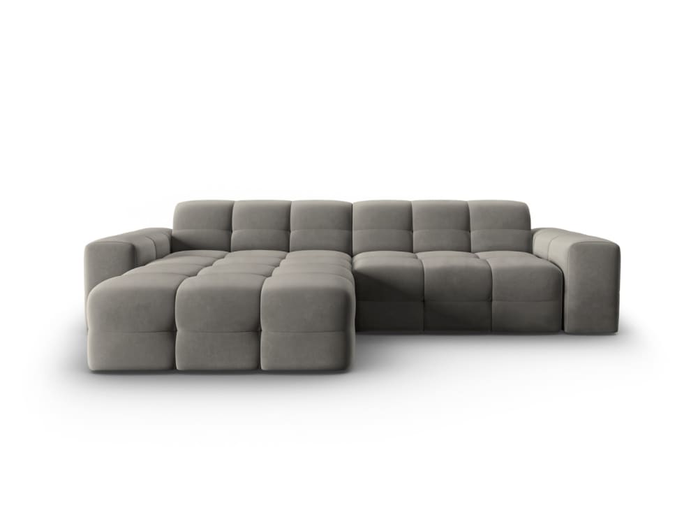 Wohnli Möbelsuche - 4-Sitzer Ecksofa links aus Samt